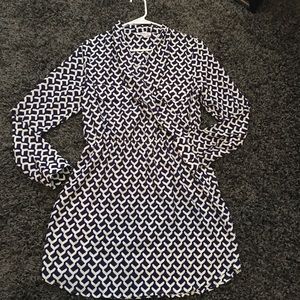 JustFab illusion wrap dress